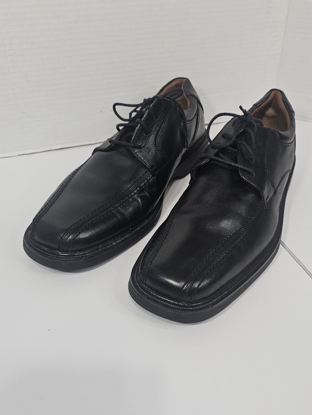 Johnston & Murphy Black  Lace-Up Dress Shoes Mens Sz 9